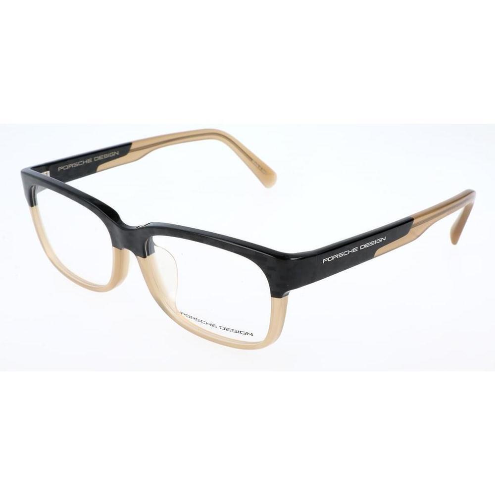 NWT PORSCHE DESIGN P8707 B Black Gold Eyeglasses